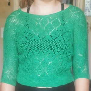 Knit crop top